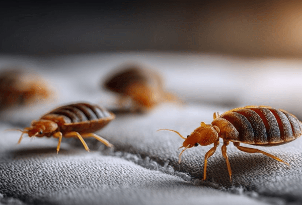 Why do bed bugs survive longer in urban environments compared to rural areas?