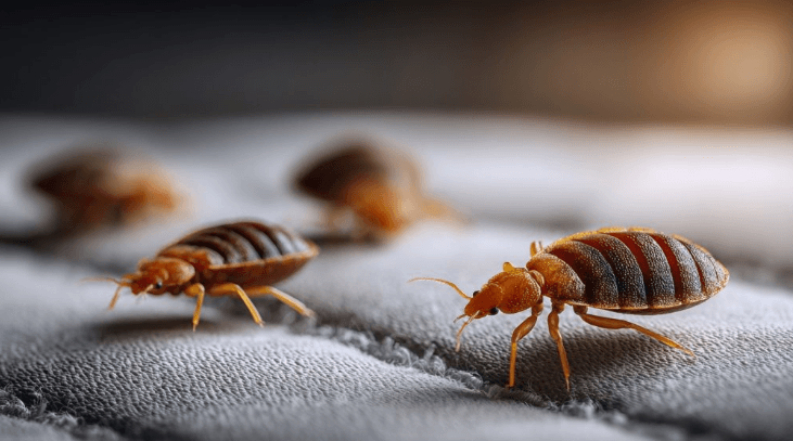 Why do bed bugs survive longer in urban environments compared to rural areas?