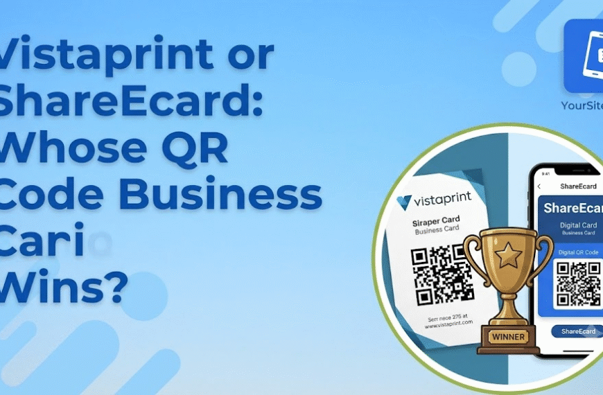 Vistaprint or ShareEcard: Whose QR Code Business Card Wins?