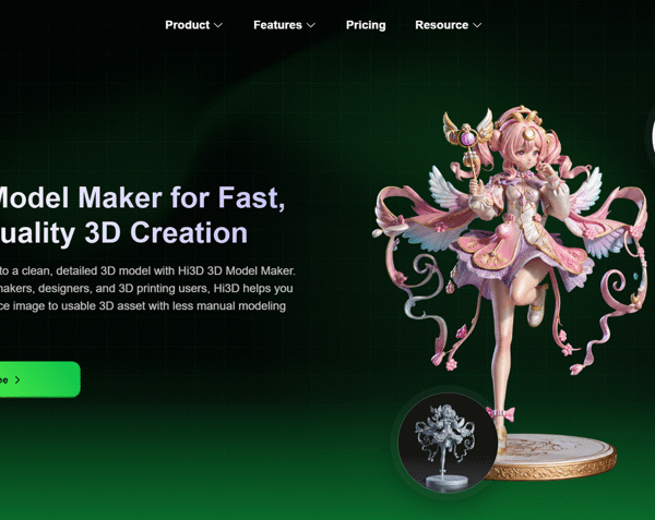 From 2D Ideas to Printable 3D Creations: How Hi3D Simplifies AI 3D Modeling and Printing Workflows