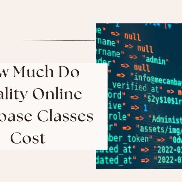 How Much Do Quality Online Database Classes Cost